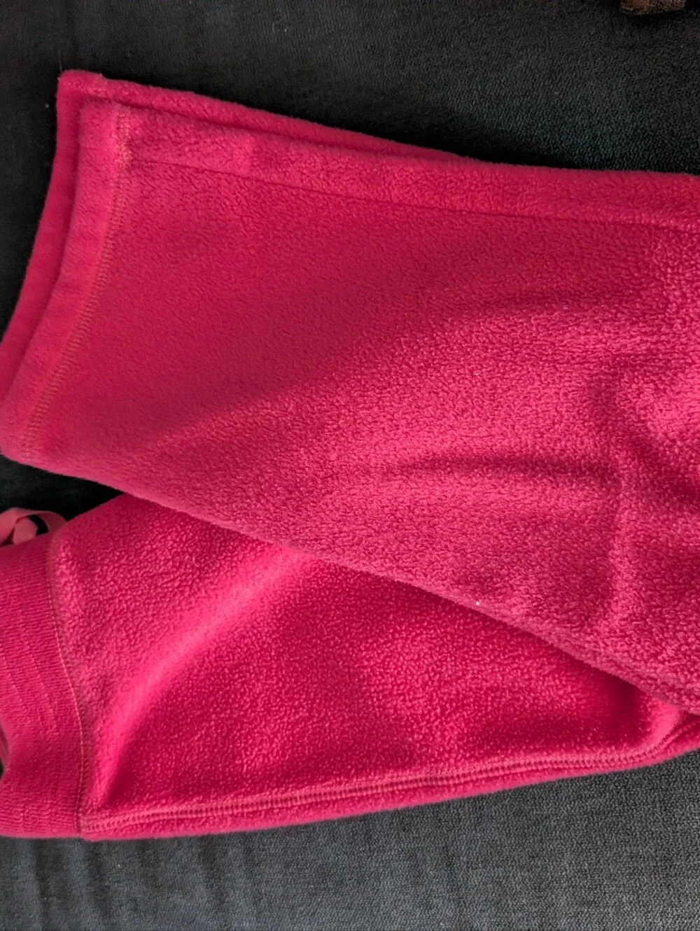 GAP Kids Hot Pink Fleece Joggers with Heart Accent